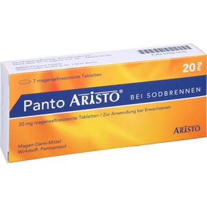 PANTO Aristo bei Sodbrennen 20 mg magensaftr.Tabl.