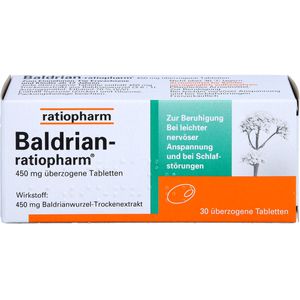    BALDRIAN-RATIOPHARM überzogene Tabletten
