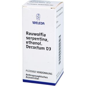 RAUWOLFIA SERPENTINA D 3 Dilution