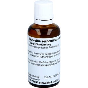 RAUWOLFIA SERPENTINA D 3 Dilution