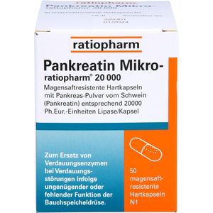 PANKREATIN Mikro-ratio.20.000 magensaftr.Hartkaps.