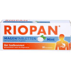 Riopan Magen Tabletten Mint 800 mg Kautabletten 20 St 20 St