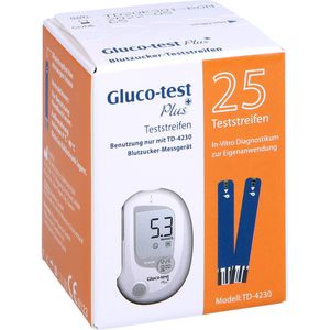 GLUCO TEST Plus Blutzuckerteststreifen