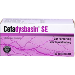 Cefadysbasin Se Tabletten zur Förderung der Durchblutung 100 St