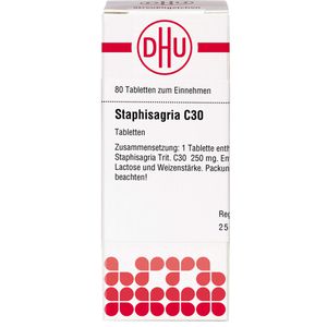 STAPHISAGRIA C 30 Tabletten