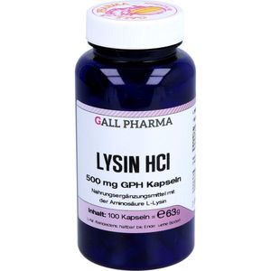 LYSIN HCL 500 mg GPH Kapseln
