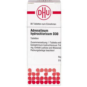     ADRENALINUM HYDROCHLORICUM D 30 Tabletten
