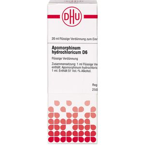 APOMORPHINUM HYDROCHLORICUM D 6 Dilution