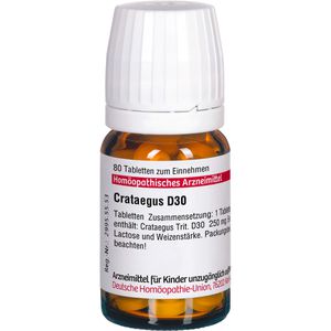 CRATAEGUS D 30 Tabletten