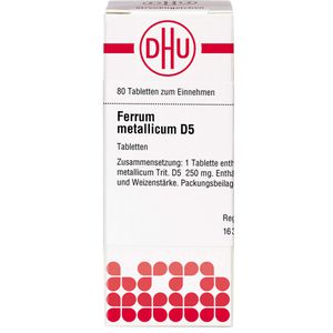 Ferrum Metallicum D 5 Tabletten 80 St