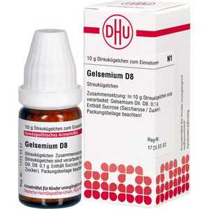 Gelsemium D 8 Globuli 10 g