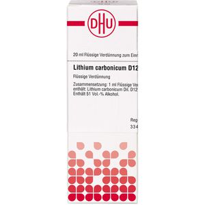 Lithium Carbonicum D 12 Dilution 20 ml 20 ml