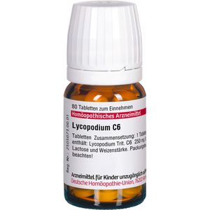 Lycopodium C 6 Tabletten 80 St