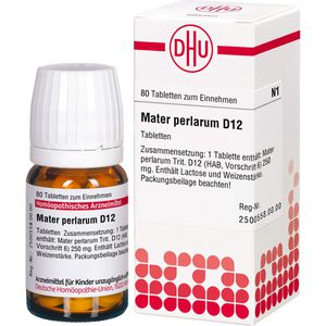 MATER PERLARUM D 12 Tabletten