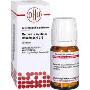 MERCURIUS SOLUBILIS Hahnemanni C 6 Tabletten