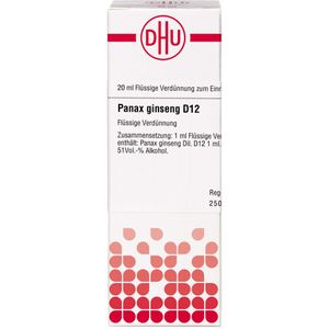 PANAX GINSENG D 12 Dilution