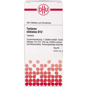 TARTARUS STIBIATUS D 12 Tabletten