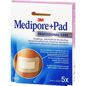 MEDIPORE+Pad 3M 5x7,2cm 3562NP Pflaster