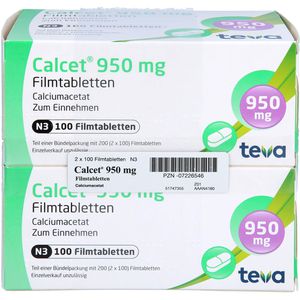 CALCET 950 mg Filmtabletten