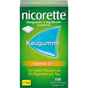 Nicorette Kaugummi 4 mg freshfruit 105 St