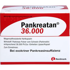 PANKREATAN 36.000 magensaftresistente Hartkapseln