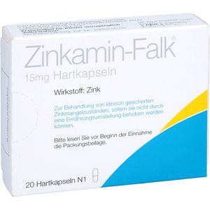 ZINKAMIN Falk 15 mg Hartkapseln