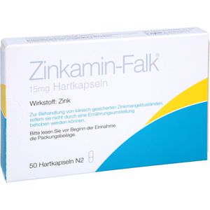 ZINKAMIN Falk 15 mg Hartkapseln