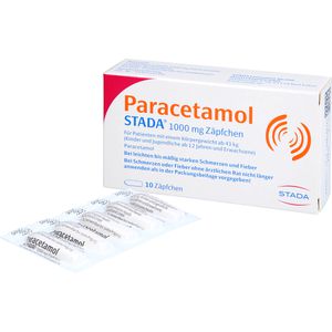 PARACETAMOL STADA 1000 mg Zäpfchen