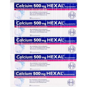 CALCIUM 500 HEXAL Brausetabletten