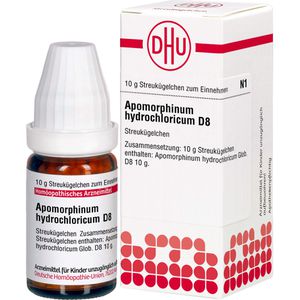 APOMORPHINUM HYDROCHLORICUM D 8 Globuli