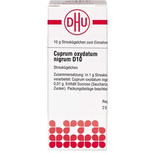 CUPRUM OXYDATUM nigrum D 10 Globuli