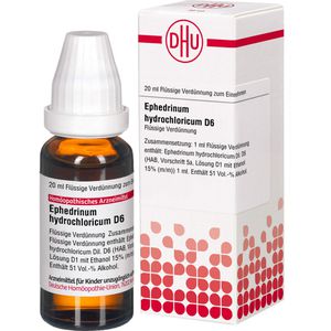 EPHEDRINUM hydrochloricum D 6 Dilution