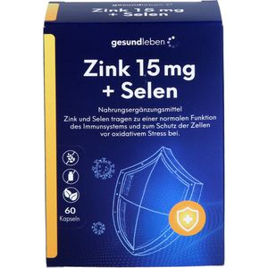 GESUND LEBEN Zink 15 mg+Selen Kapseln