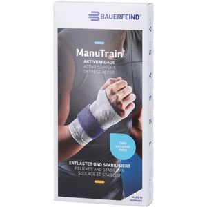 MANUTRAIN Handgelenkbandage rechts Gr.3 schwarz