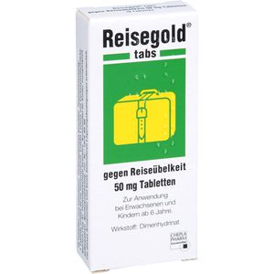 REISEGOLD Tabs gegen Reiseübelkeit