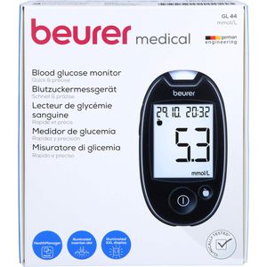 BEURER GL44 Blutzuckermessgerät mmol/l
