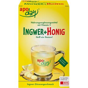 APODAY Ingwer+Honig+Vitamin C Pulver