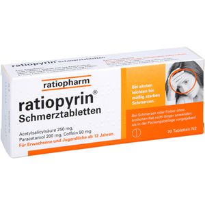 Ratiopyrin Schmerztabletten 20 St