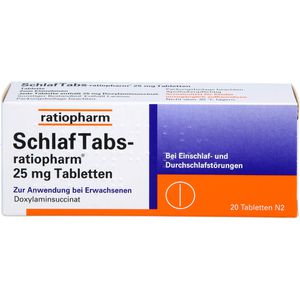 SCHLAF TABS ratiopharm 25 mg Tabletten