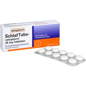 SCHLAF TABS ratiopharm 25 mg Tabletten
