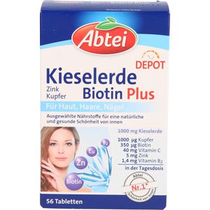 ABTEI Kieselerde Plus Biotin Depot Tabletten