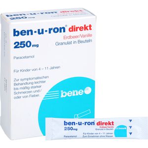 BEN-U-RON direkt 250 mg Granulat Erdbeer/Vanille