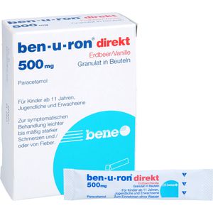 BEN-U-RON direkt 500 mg Granulat Erdbeer/Vanille