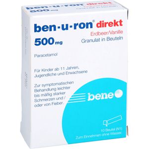 BEN-U-RON direkt 500 mg Granulat Erdbeer/Vanille