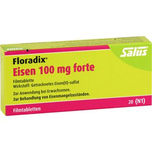 Floradix Eisen 100 mg forte Filmtabletten 20 St
