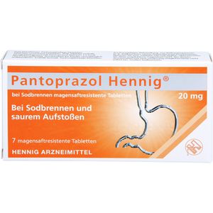 PANTOPRAZOL Hennig b.Sodbrennen 20 mg msr.Tabl.