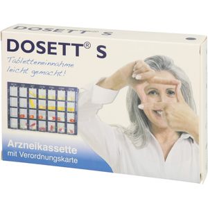 DOSETT S Arzneikassette blau