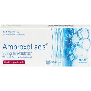 AMBROXOL acis 30 mg Trinktabletten