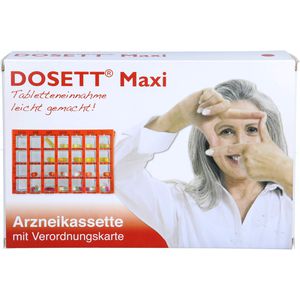 Dosett Maxi Arzneikassette rot 1 St