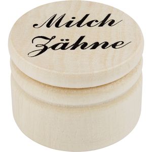 MILCHZAHNDOSE Holz 2,5 cm